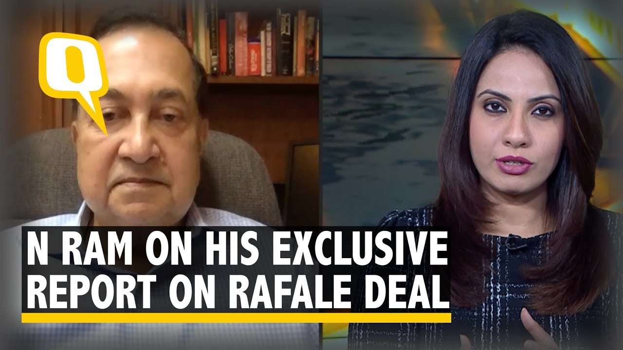 The Hindu's Ex-Editor-in-Chief N Ram Explains His Exclusive Rafale Deal Report | The Quint