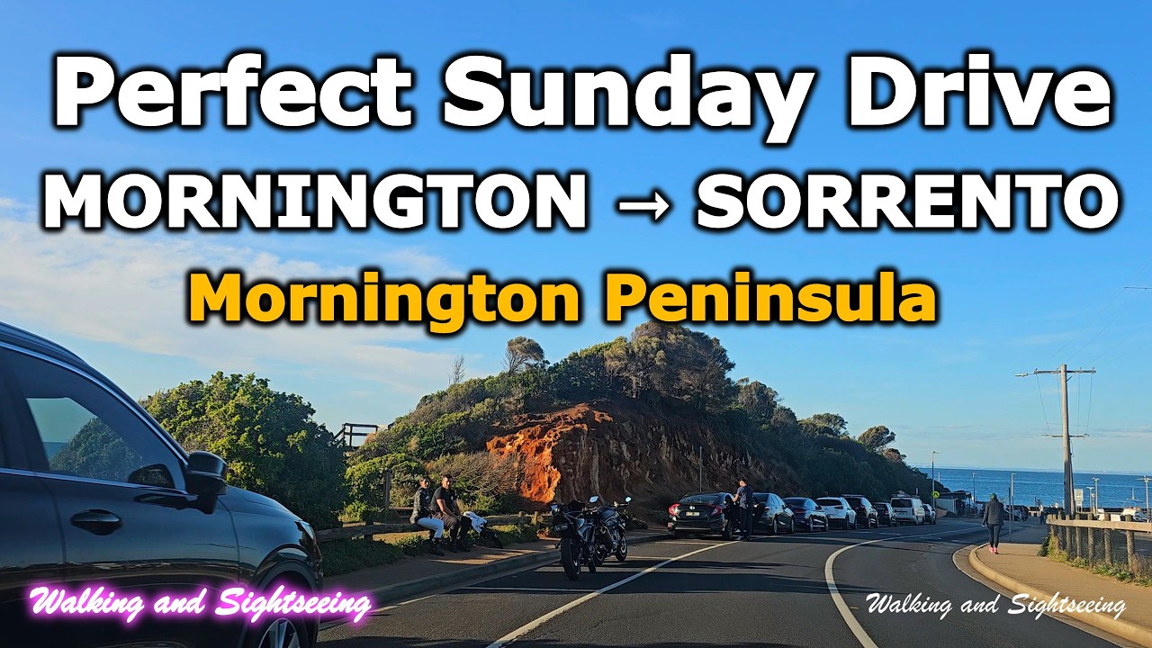 Coastal Drive Mornington to Sorrento via Safety Beach Walking & Driving Tour 🚗🚶‍♂️Victoria Australia