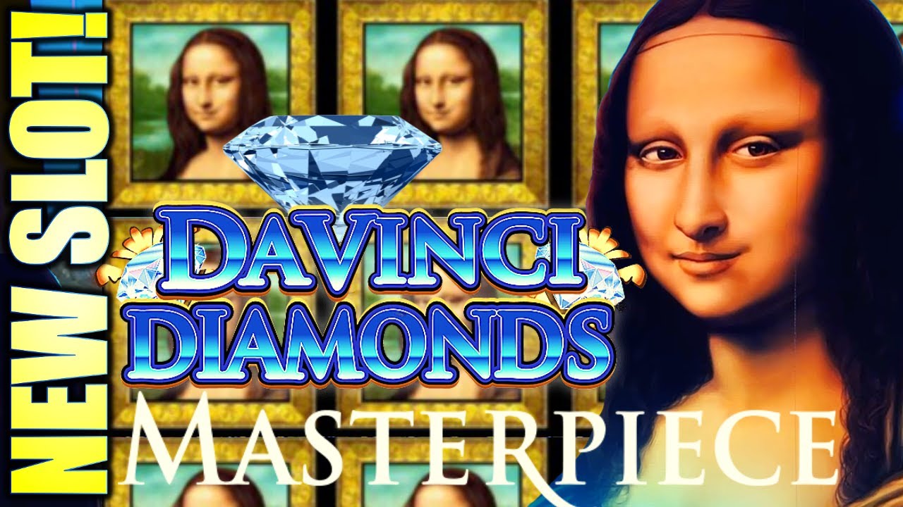 ★NEW SLOT!★ BONUS! DAVINCI DIAMONDS MASTERPIECE & REMBRANDT RICHES Slot Machine (IGT)