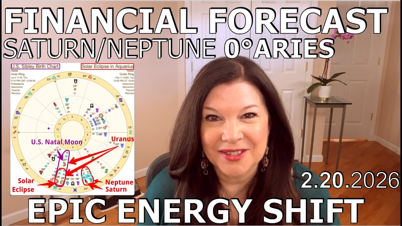 FINANCIAL FORECAST Saturn/Neptune 0° Aries EPIC ENERGY SHIFT! 2.20.2026 [Astrology Numerology]