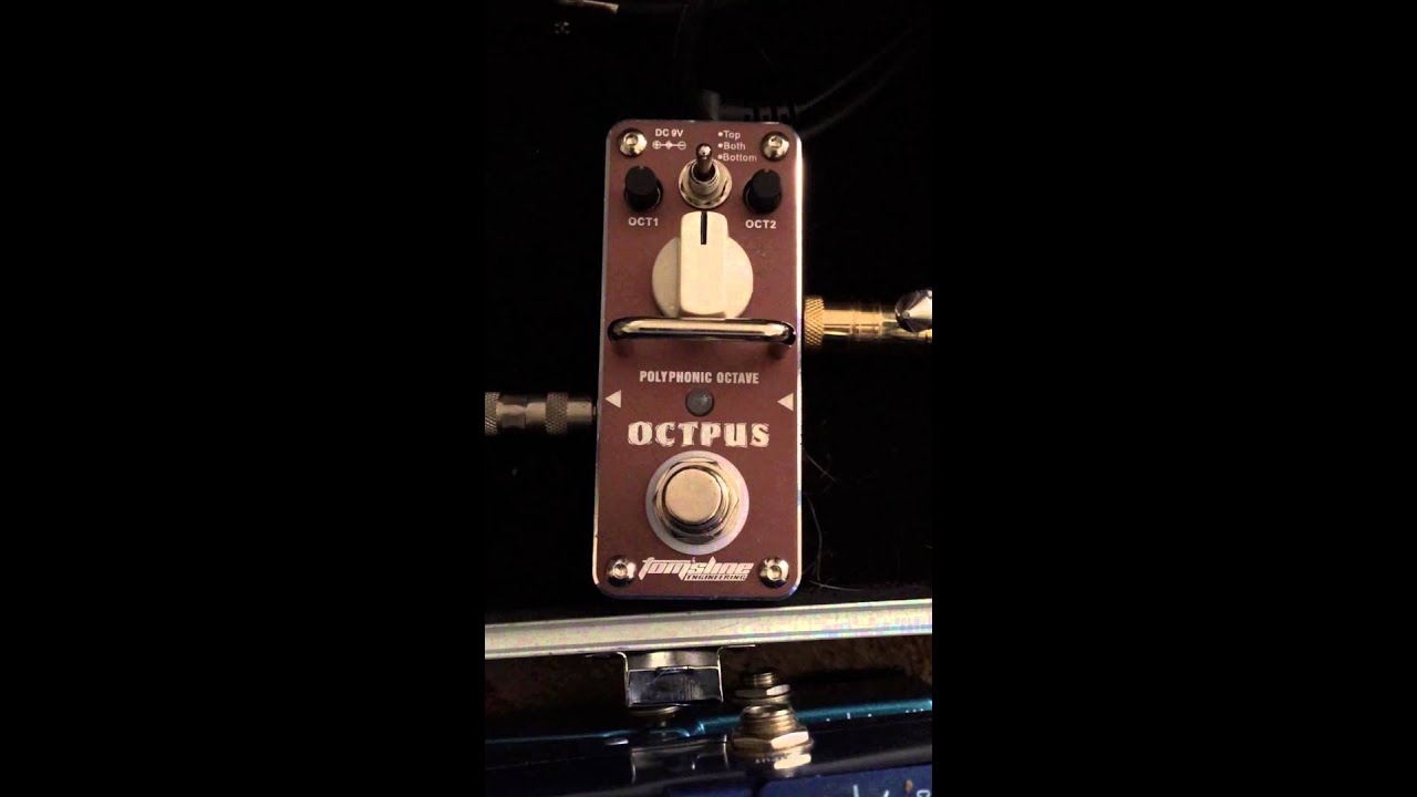 Quick Tomsline Octpus Octave Pedal Bass Demo