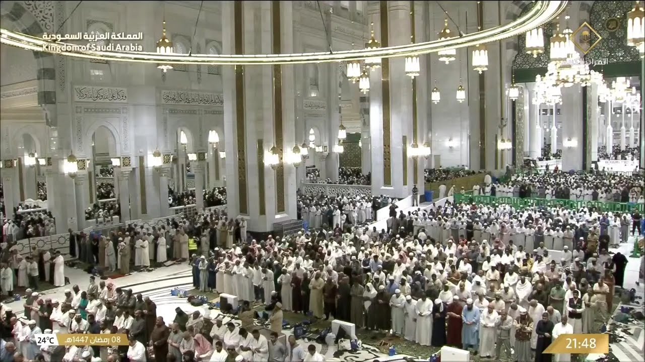 صلاة العشاء والتراويح من المسجد الحرام بمكة المكرمة | 9 رمضان 1447هـ | بث مباشر