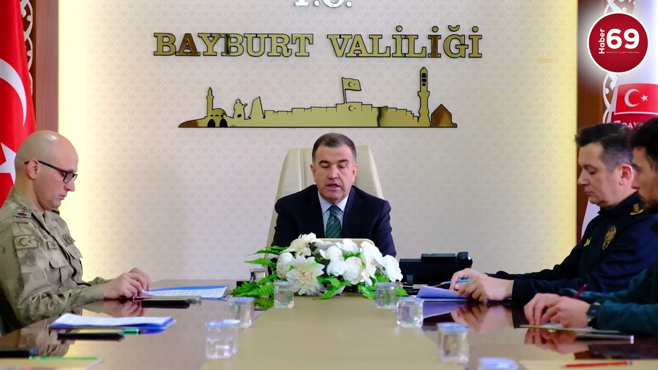 Bayburt’ta 2025 Yılı Asayiş Bilançosu Açıklandı
