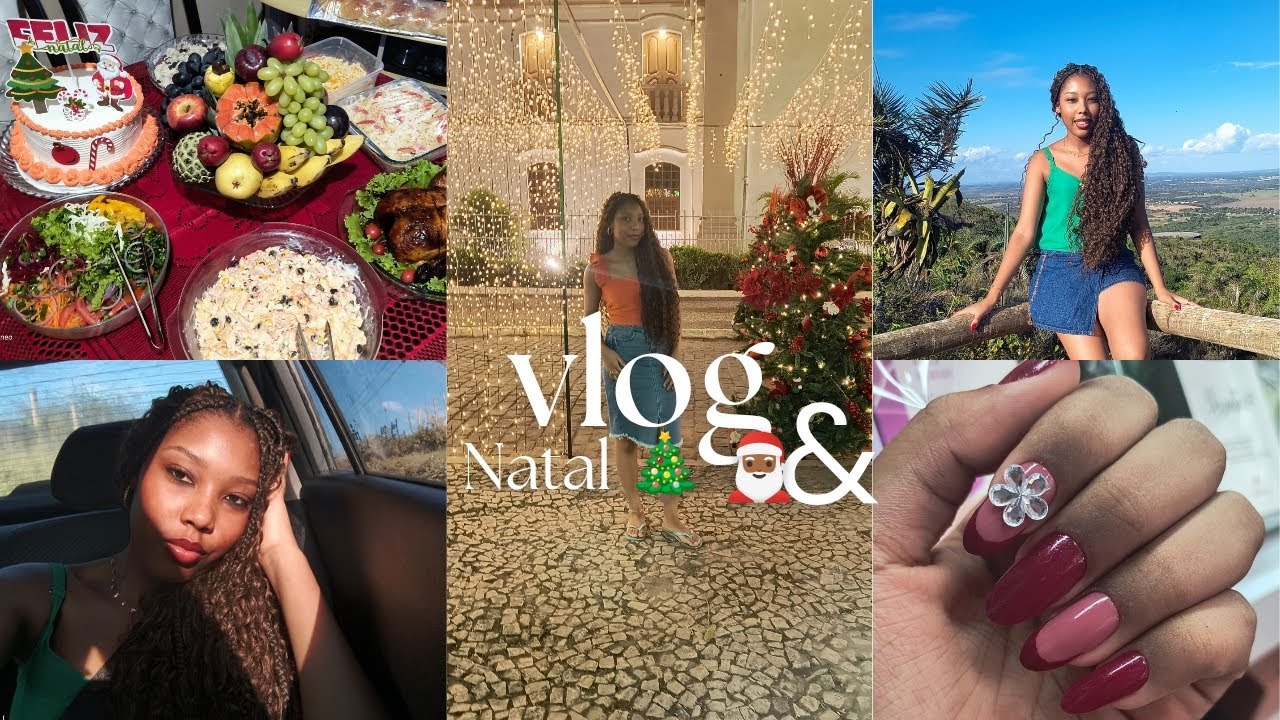 Vlog & GRWM Natal 🎄🎅🏾: unhas, viagem, arrume-se, passeio e compras 