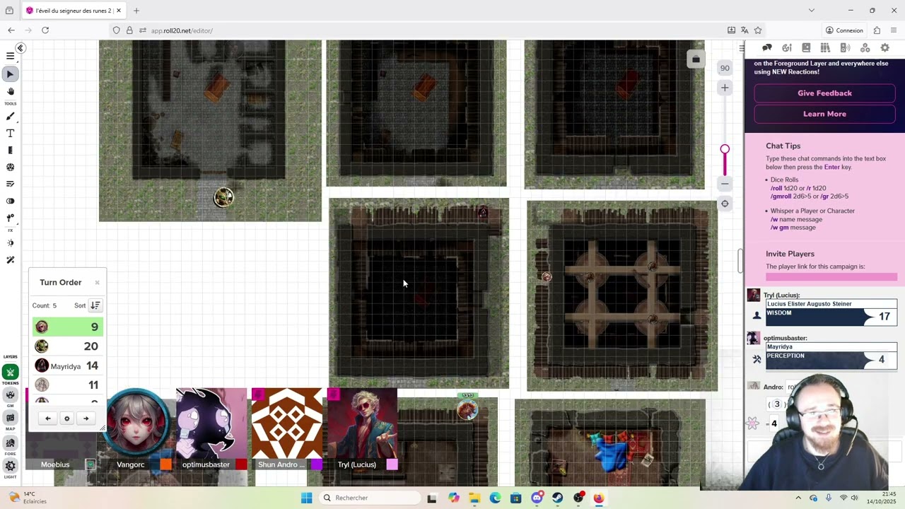 Le retour du seigneur des runes (session 28), Descente de la tour