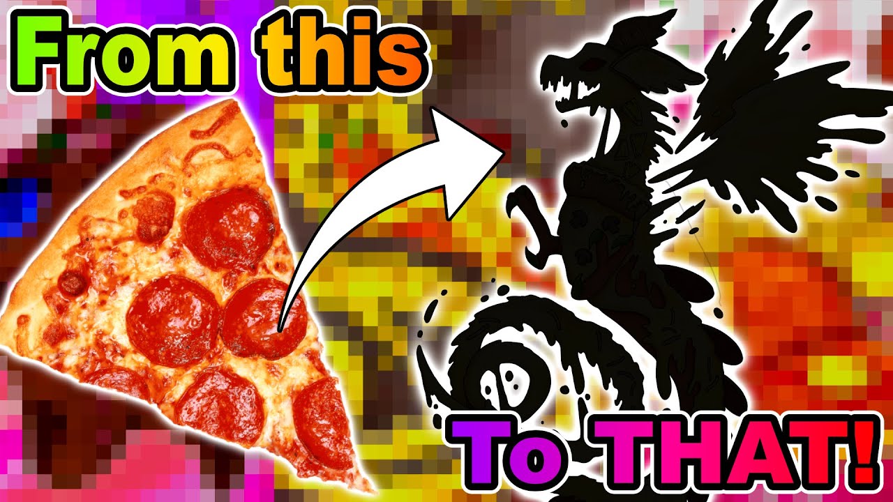 Turning FOOD into DRAGONS!? | Creature Design | ART CHALLENGE!