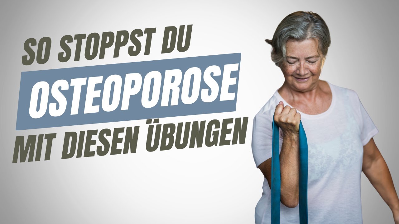 Knochendichte aufbauen und Medikamente reduzieren bei Osteoporose!