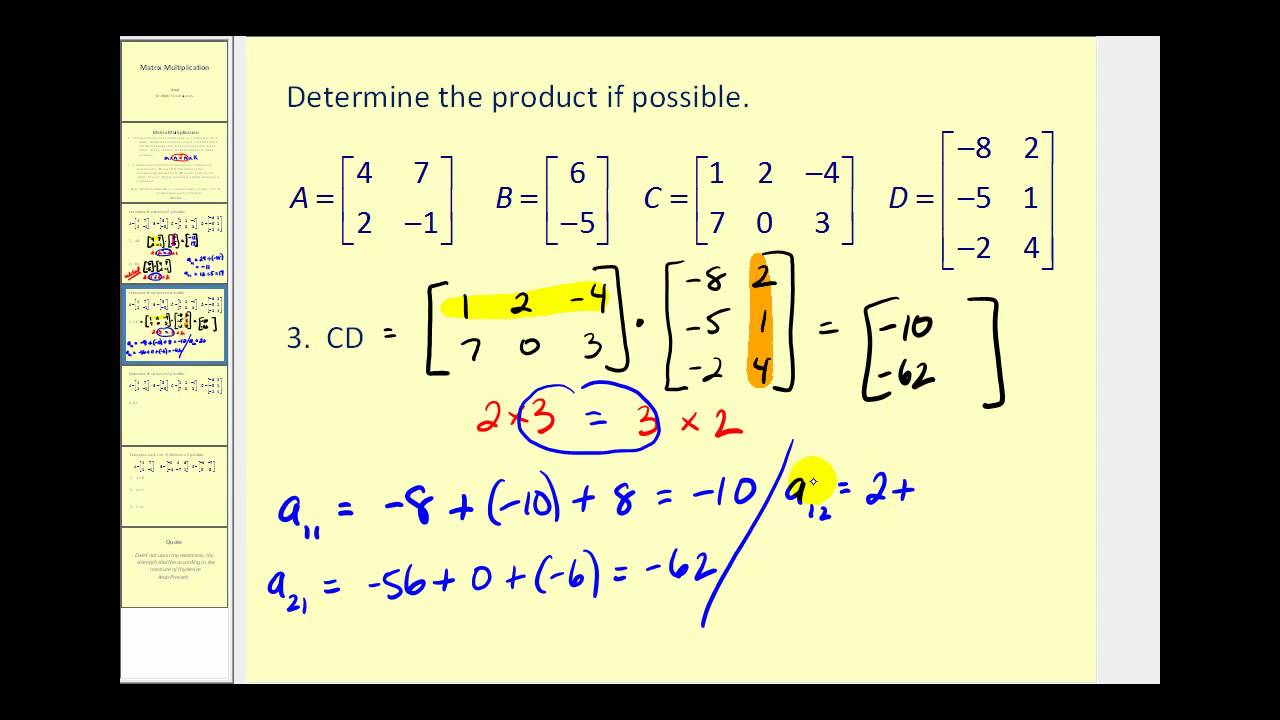 Matrix Multiplication