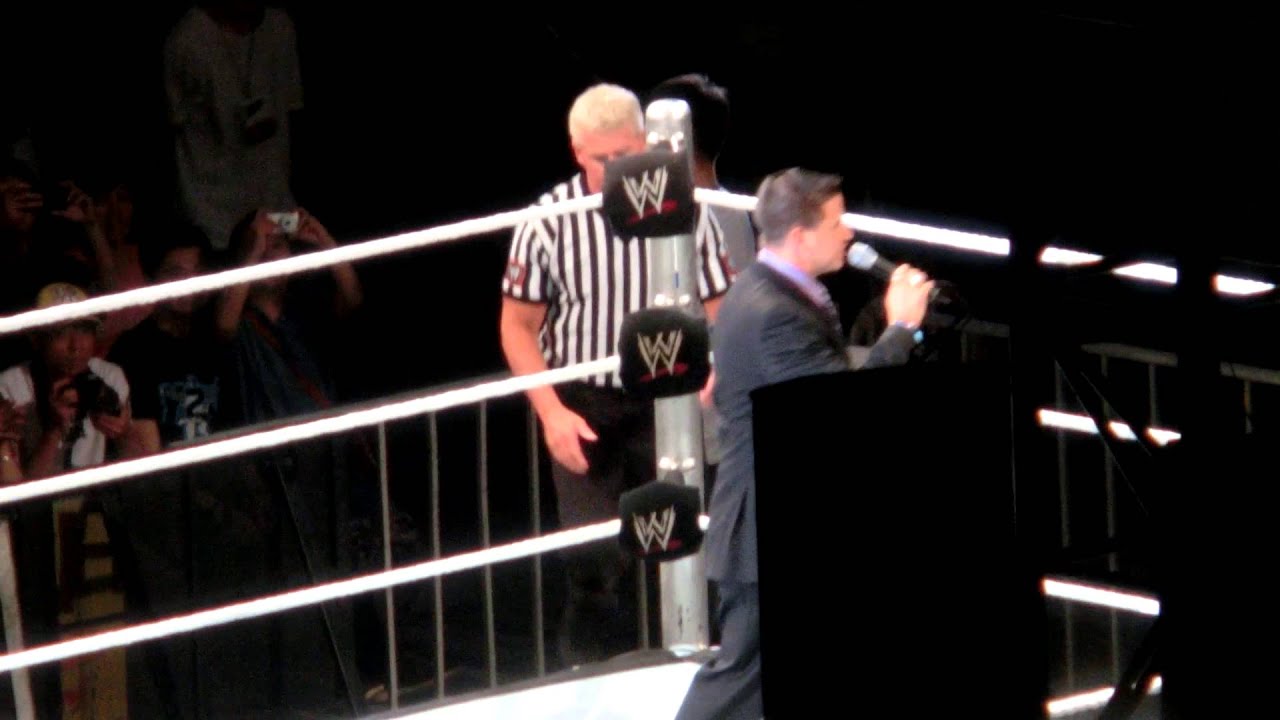 2013 07/ 06 WWE Live World Tour RAW in Taiwan. 2