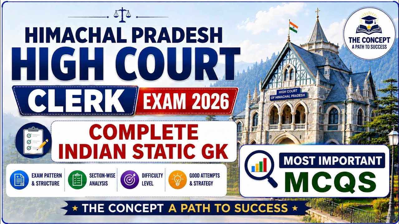 Fast Revision of Indian Static GK for High Court Clerk Exam 2026 || Most Important MCQs Marathon