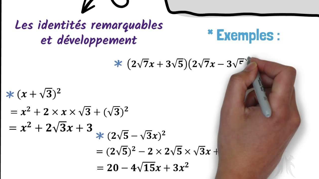 Développement et Factorisation, ملخص درس