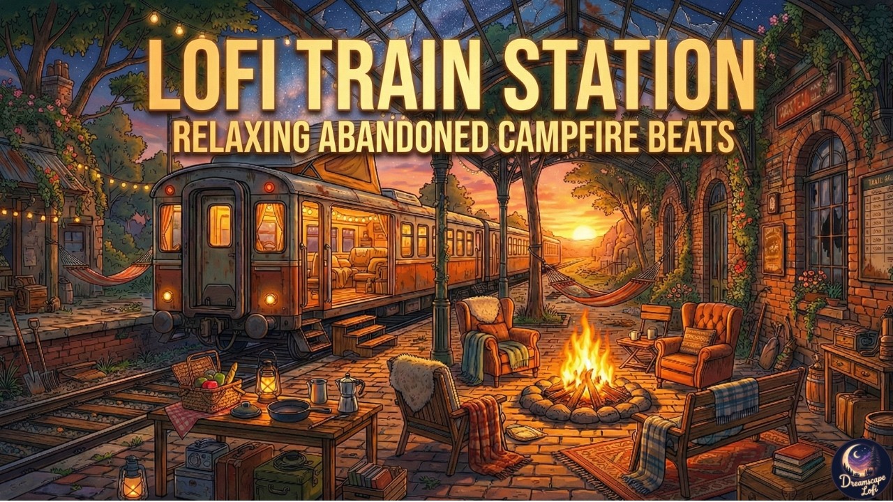 living in an abandoned train station 🚂 cozy lofi hip hop [beats to relax/study]