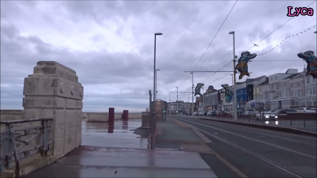 Early morning prom cycle. Talbot Square to Gynn Square.