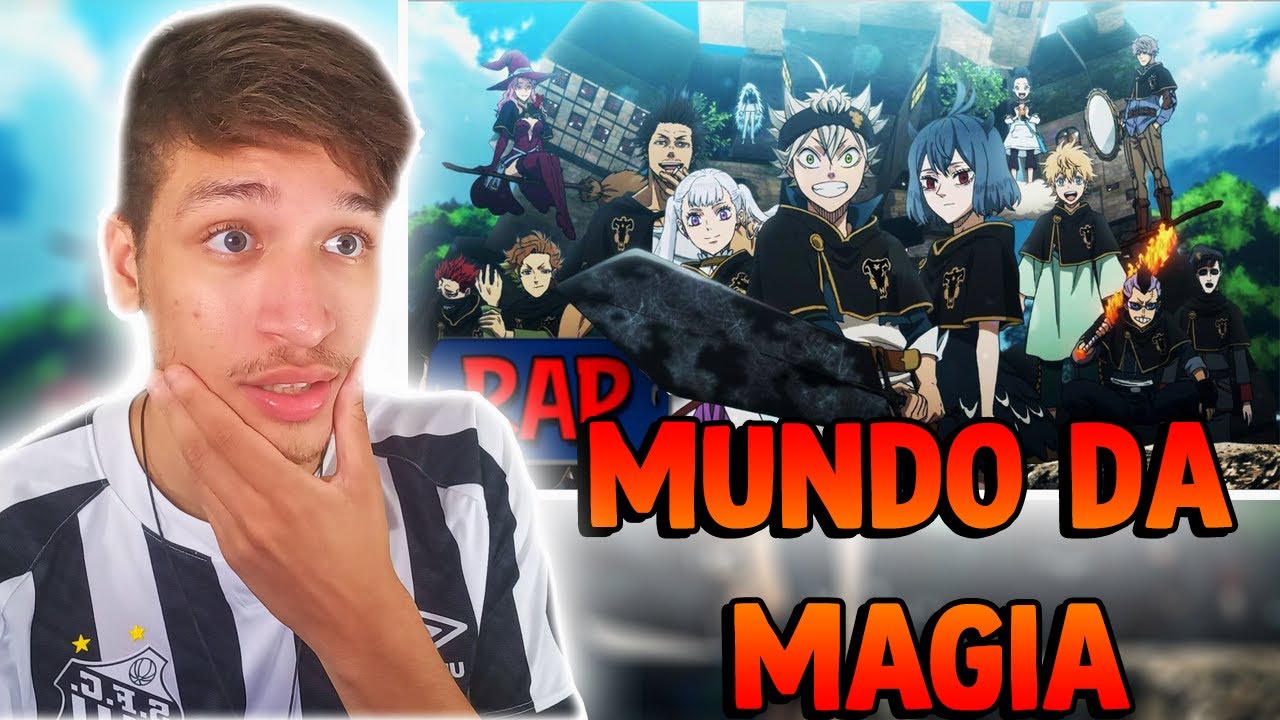 (NUNCA ASSISTI) REAGINDO AO Rap dos Touros Negros (Black Clover) - O ESQUADRÃO MAIS FORTE | KG Raps