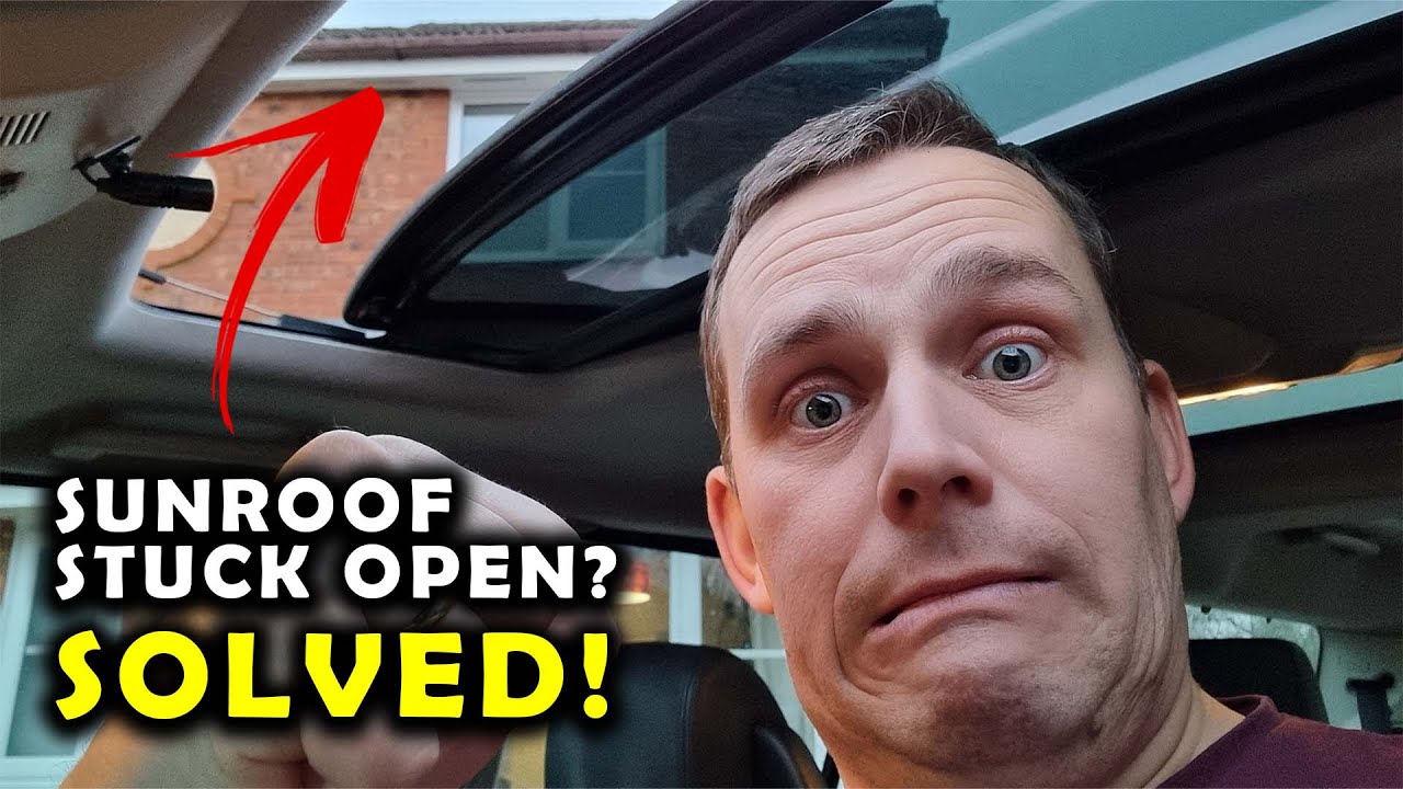 Sunroof stuck open?  Fixed in 2 minutes at no cost!   This time on a Discovery 3 / LR3 Land Rover.
