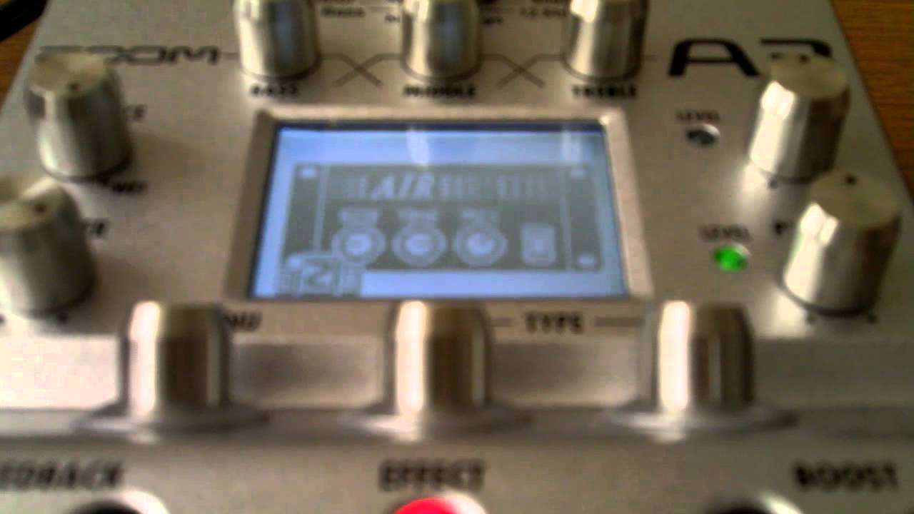 ZOOM A3 +YAMAHA A3R インプレNO1