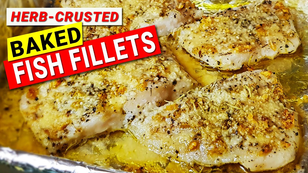 🐟 BAKED FISH FILLET RECIPE 🌿 Herb & Parmesan-crusted CREAM DORY ❤️ Food & Recipes We LOVE