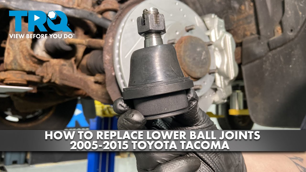 Как заменить нижние шаровые опоры Toyota Tacoma 2005-2015