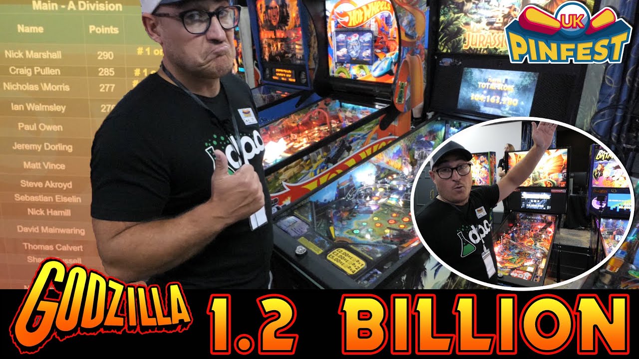How to post a qualifying ticket at a pinball tournament | 1.2B on Godzilla in competition conditions