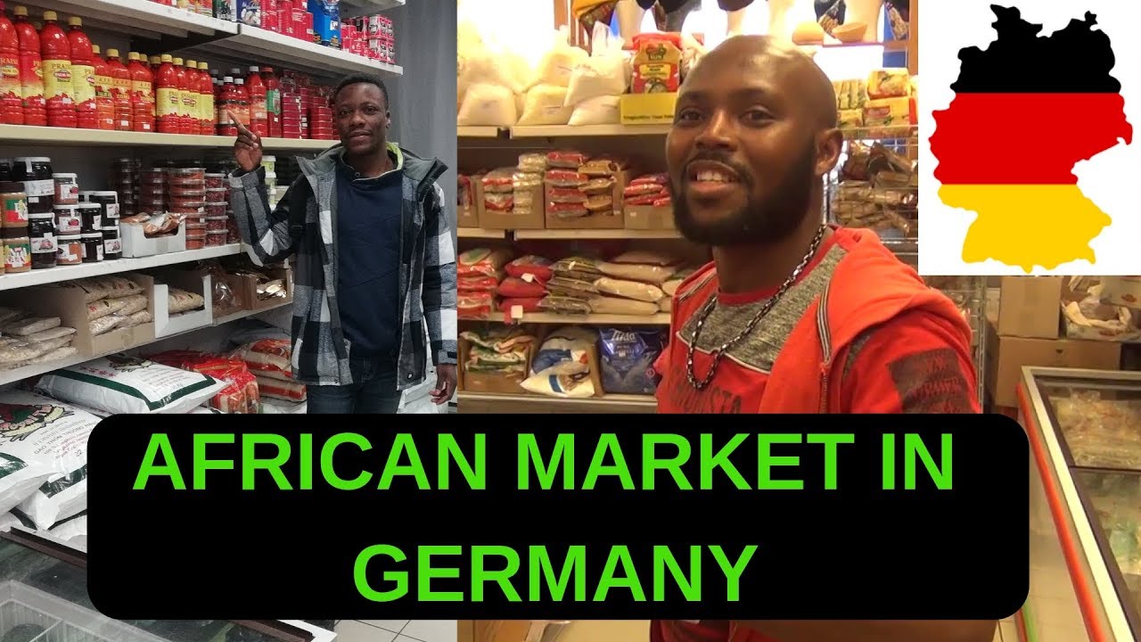 African Market in Munich, Germany