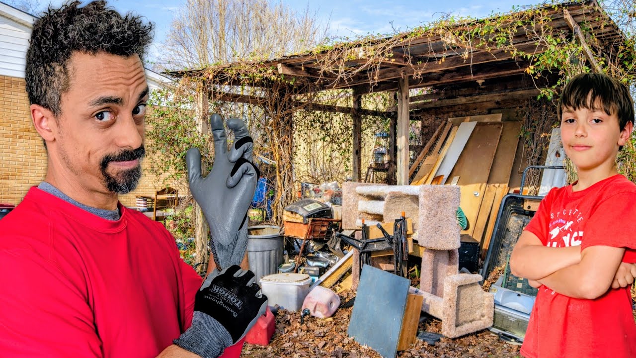Years of Junk Took Over This Overhang… Could We Turn It Around?