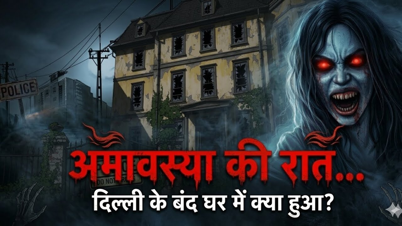  अमावस्या की रात दिल्ली के बंद घर में क्या हुआ? | Horror Story (Hindi) 