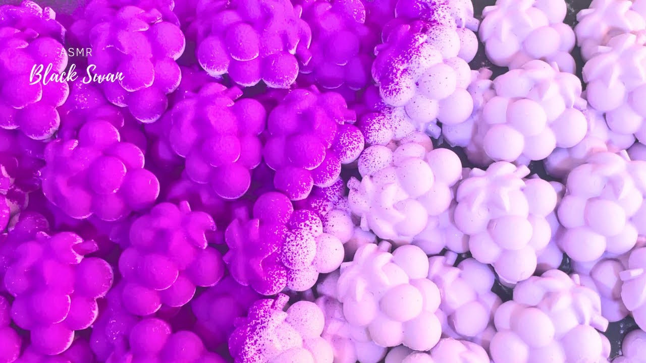 Crunchy Purple ASMR Baking Soda Mass Crush | Satisfying videos #stressrelief 