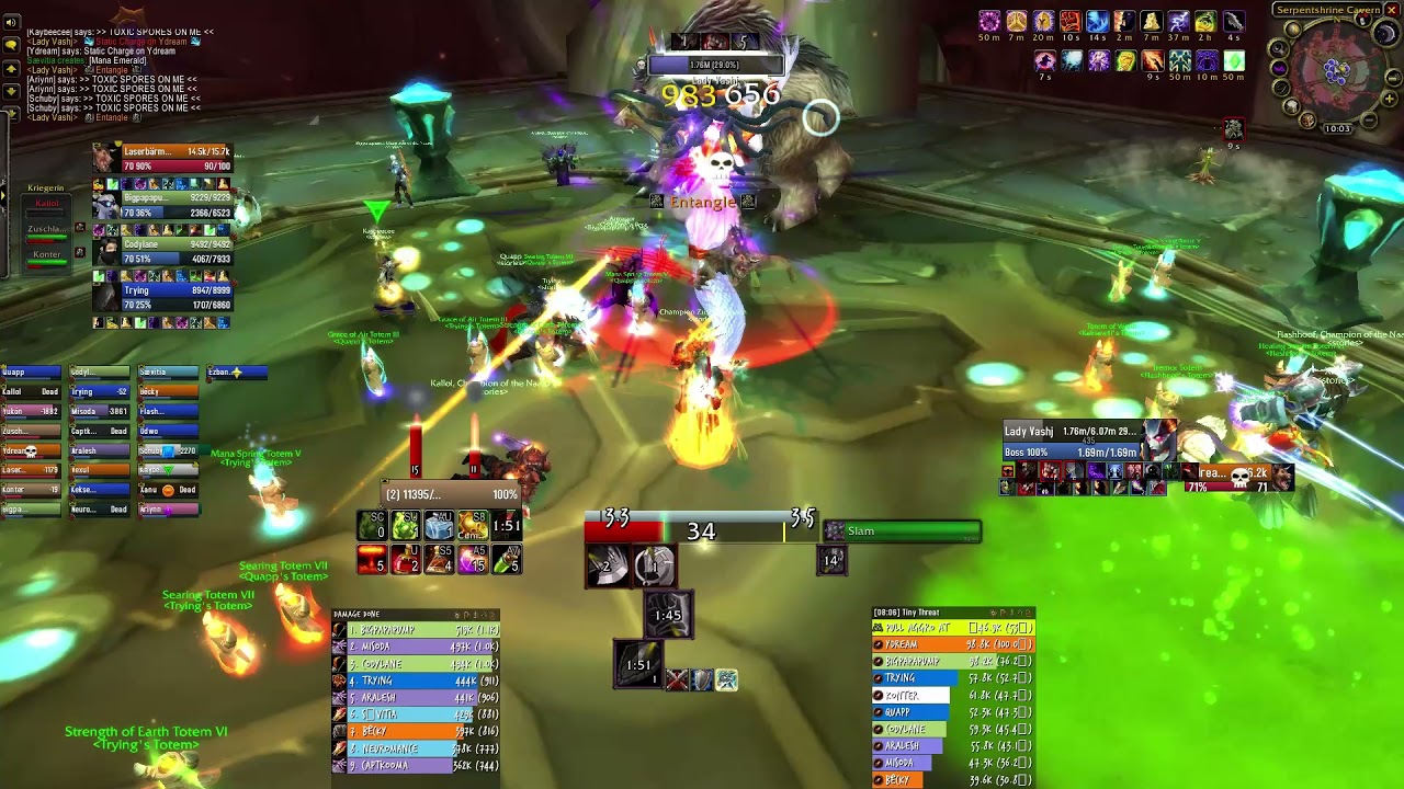 RaidBoss  OverAnalyzed#6 *{Lady Vashj}* Arms Warrior Pov (Boss, DpsPadding Guide!)