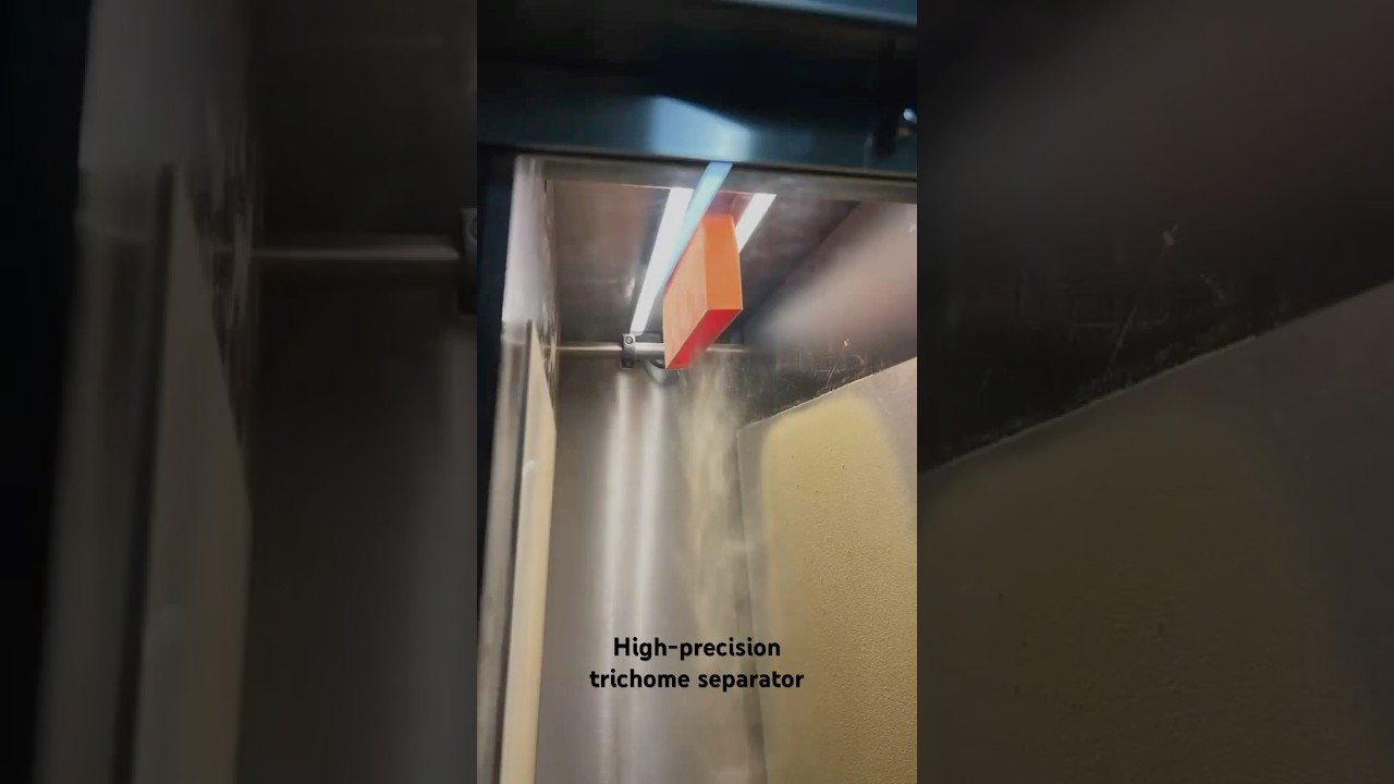 Plasmastatic | High-precision trichome separator for pure cannabis resin