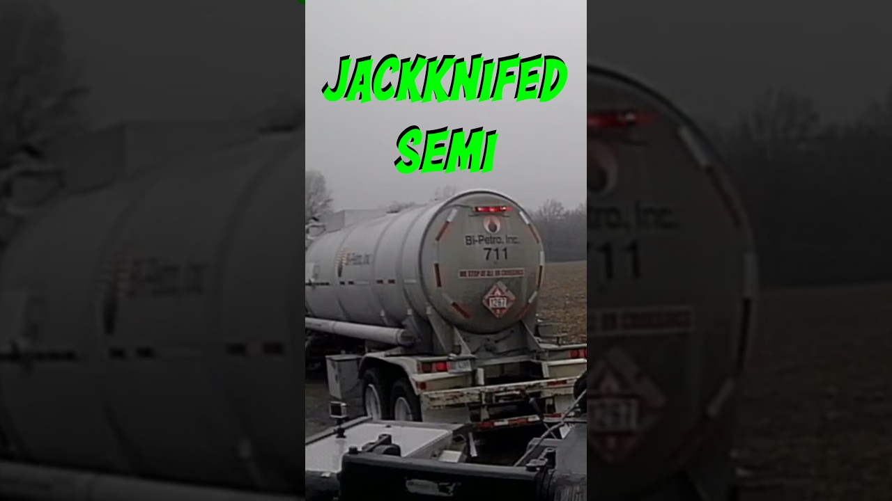 Jackknifed Tanker vs. Our 16-Ton Wrecker 😳