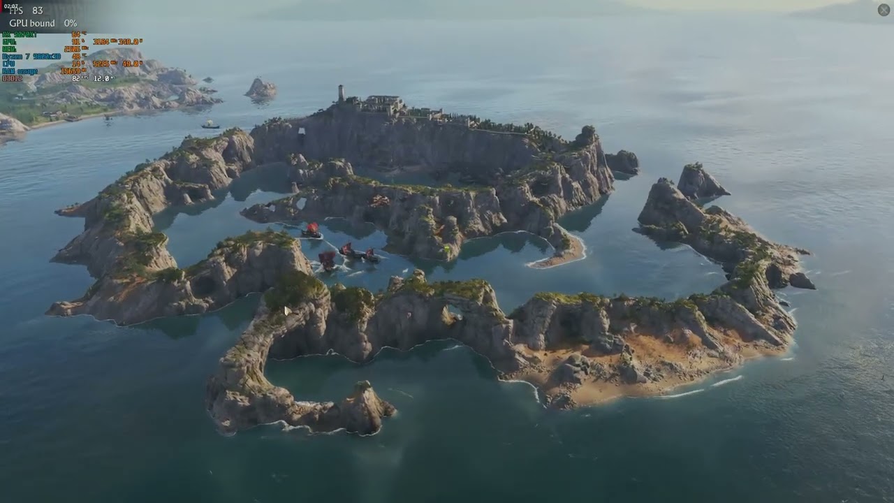 Anno 117 Pax Romana - Performance on RX 9070XT + RYZEN 7 9800X3D 1440p FSR OFF