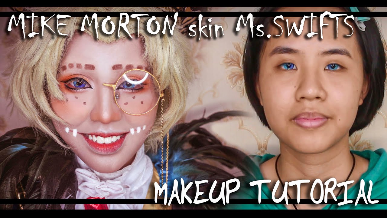 【コスプレメイク】: マイク・モートン - 第五人格 / Mike Morton Skin Ms.Swifts - Game Identity V Cosplay Makeup Tutorial