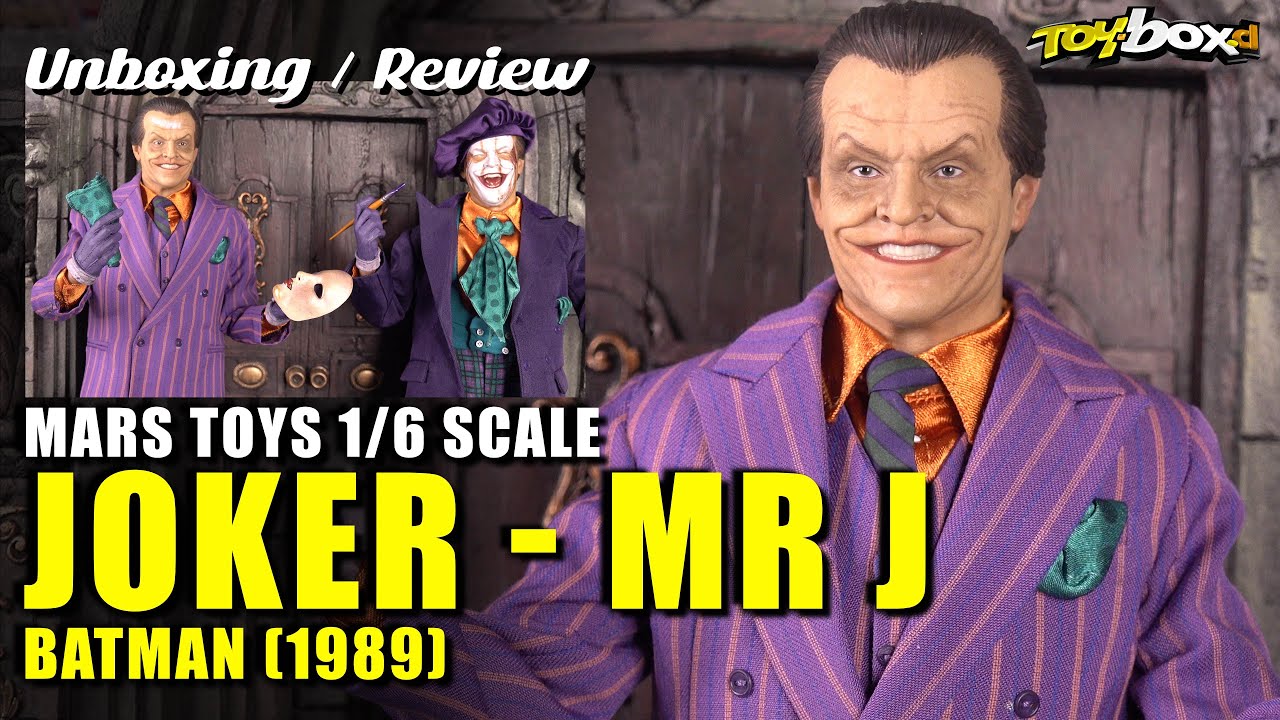 Mars Toys  Joker -  Mr J  - 1/6 Scale figure - Batman 1989 - Unboxing & Review