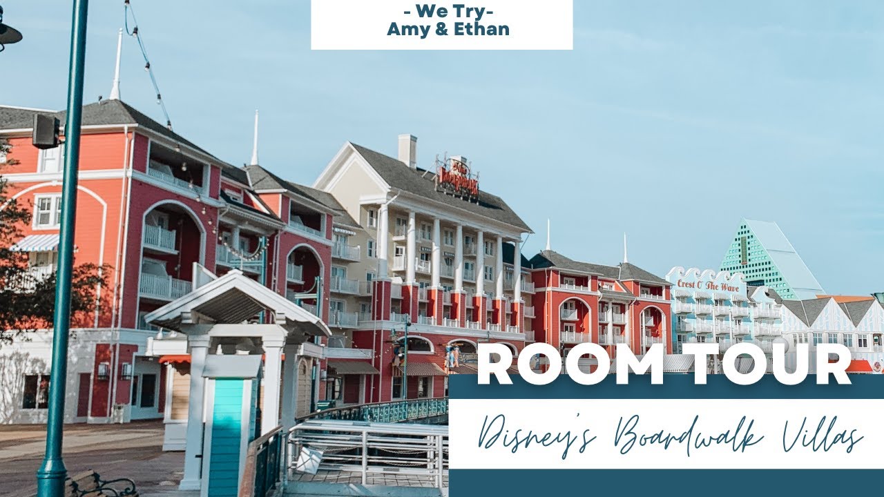 Just Refurbished! Disney's Boardwalk 2-Bedroom Villa Room Tour (5th Floor Pool View!) | We Try