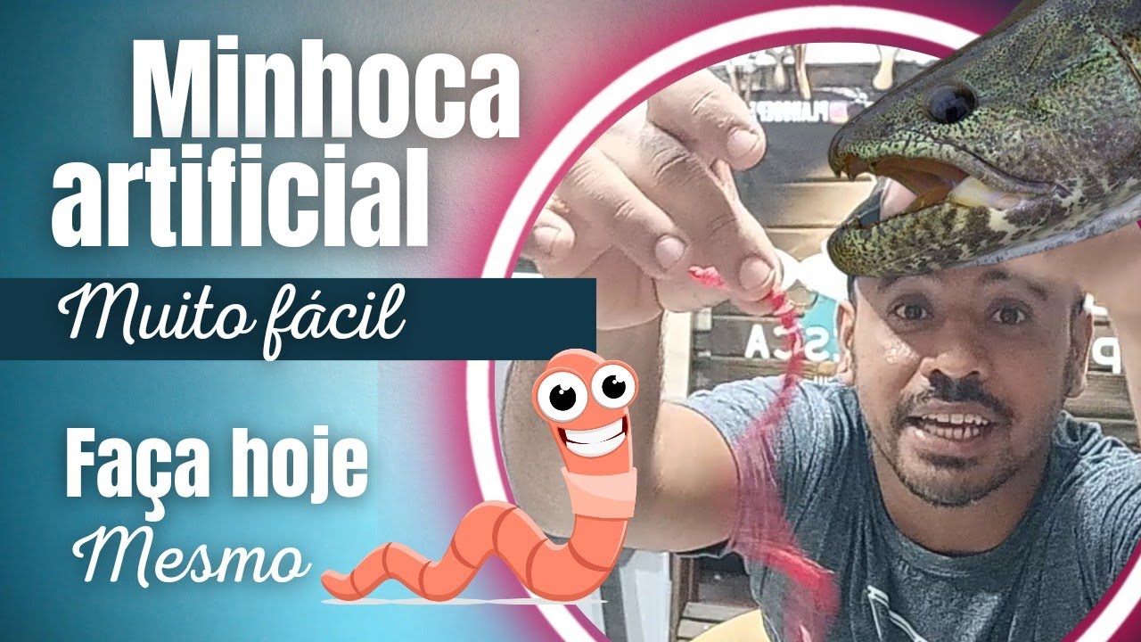 MINHOCA ARTIFICIAL , FACIL FACIL     faça agora mesmo