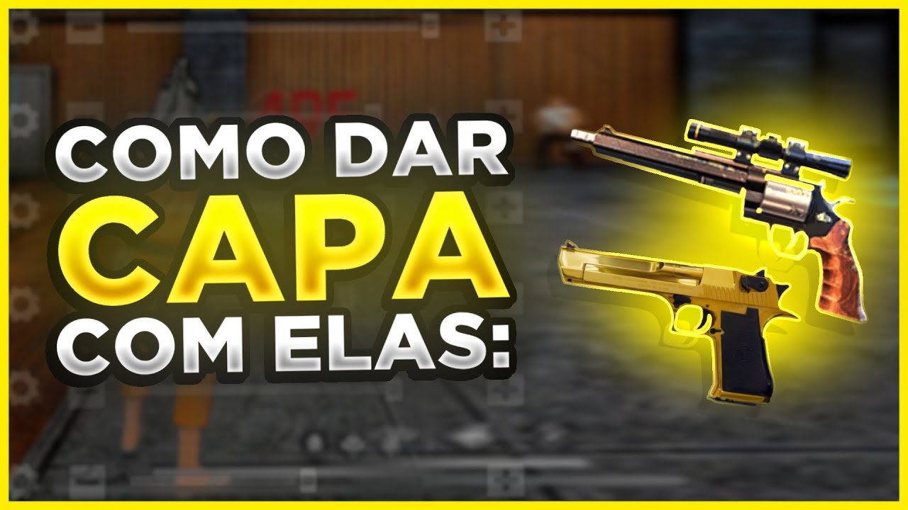 1 Tiro 1 Capa! Como Dar Capa de DESERT no Free Fire em 2026! 🔥 (Desert Eagle, Aguia do Deserto)