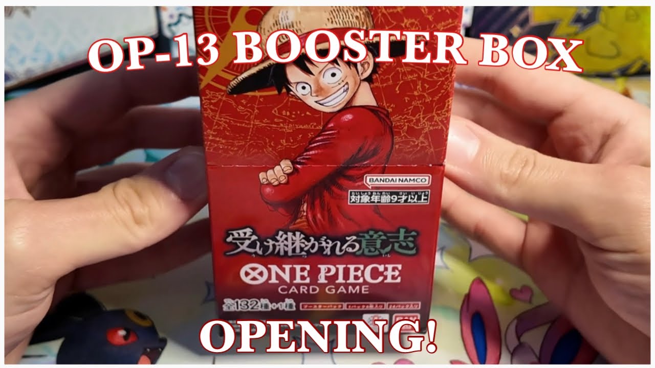 Opening Another One Piece OP-13 Booster box! (One piece Japanese op13 booster box opening) 