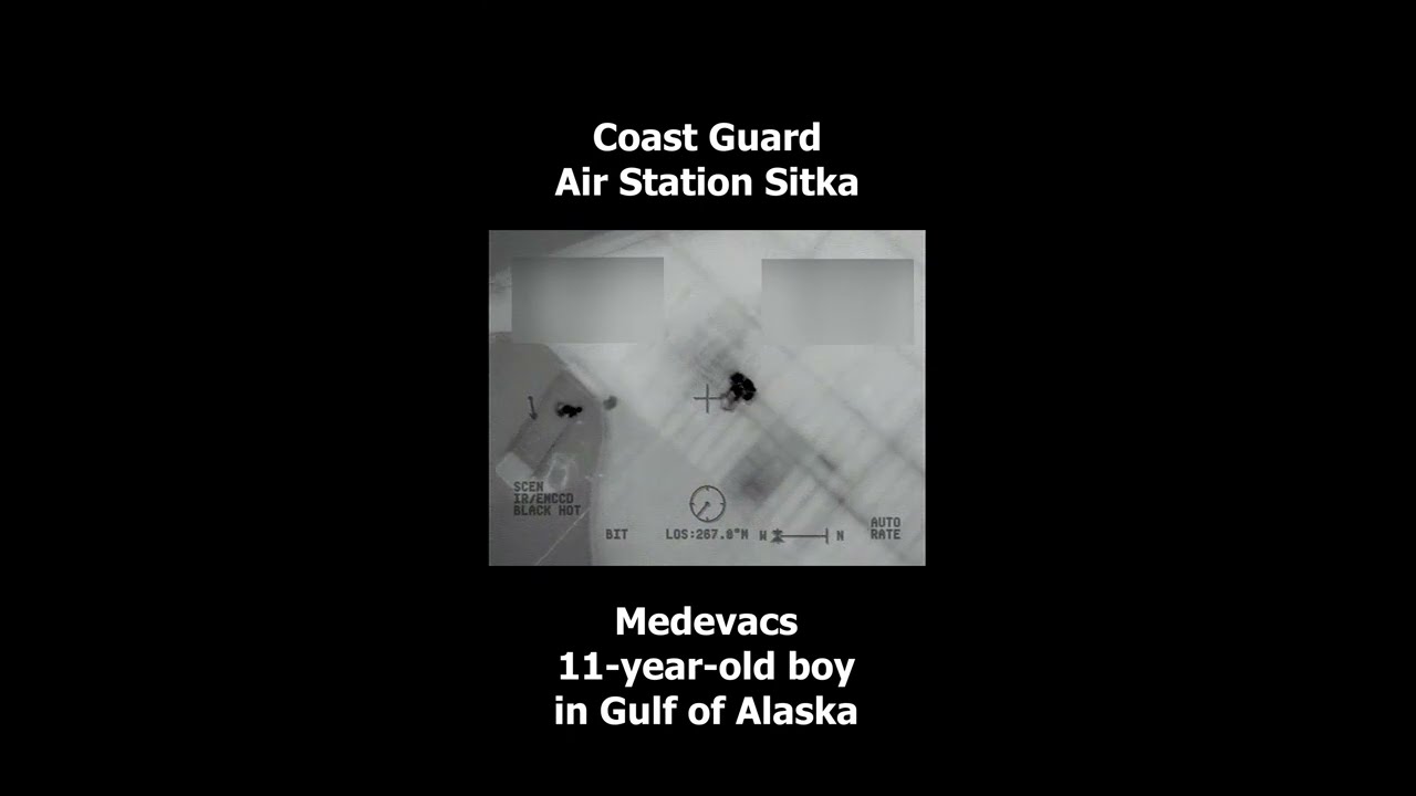 Coast Guard Air Station Sitka MEDEVACs 11-year-old boy in Gulf of Alaska