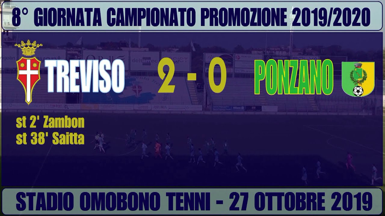 Treviso-Ponzano 2-0, highlights 8° giornata Promozione 2019-2020