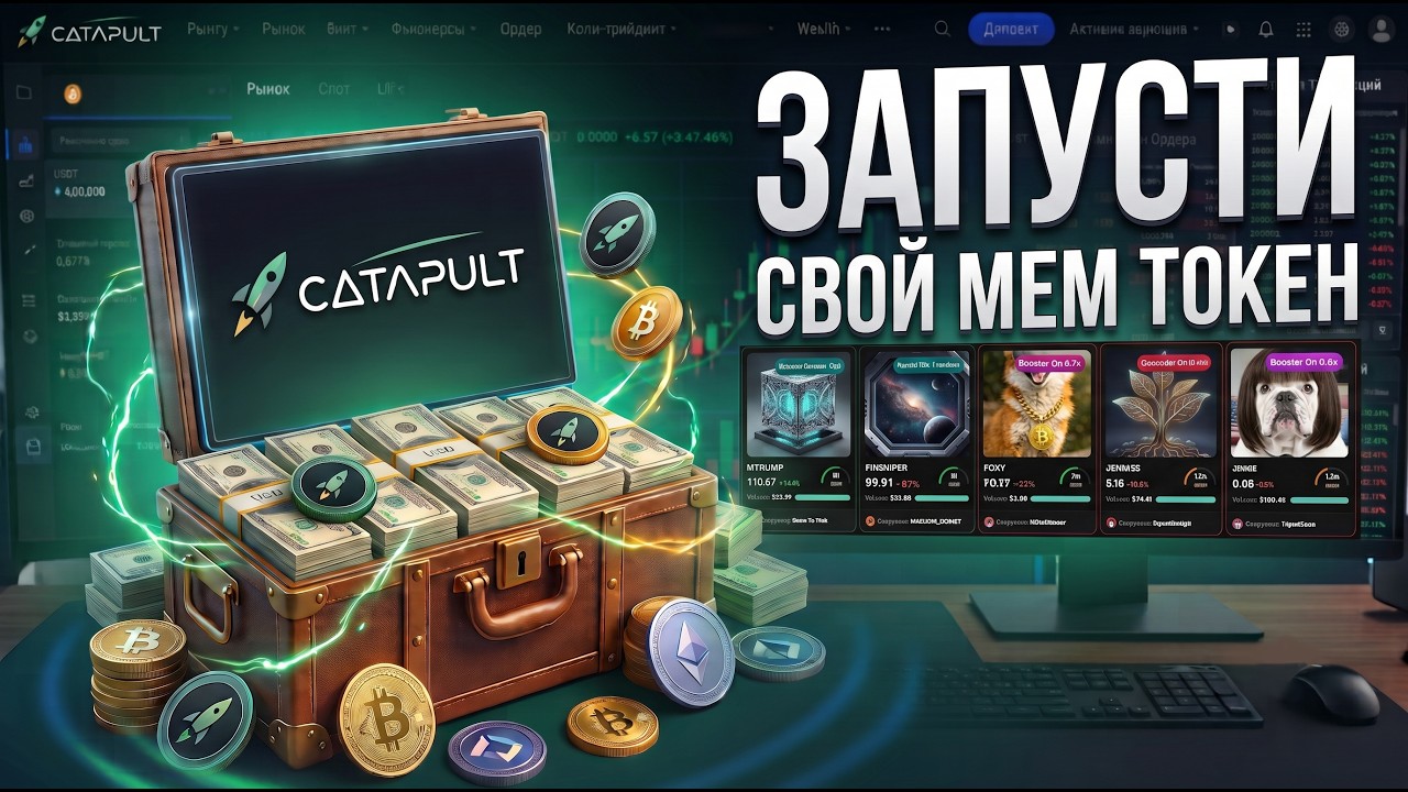 CATAPULT ЗАПУСКАЕМ СВОЙ МЕМ ТОКЕН БЕСПЛАТНО
