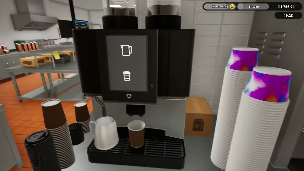 Egy ideig nem fogunk el fogyni.................... Fast Food Simulator 15 rész