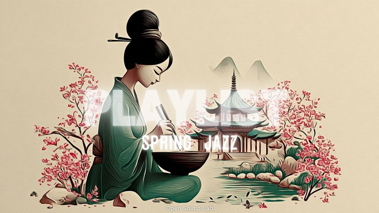 Spring Breeze Jazz 🌸 Soft Piano & Gentle Vocal | Relaxing Spring Jazz