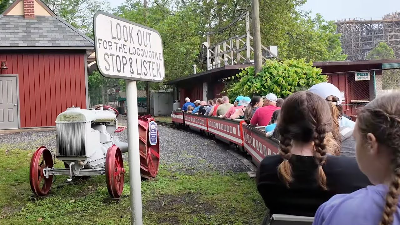 Pioneer Train Ride at Knoebels • On-Ride POV 2025 4K