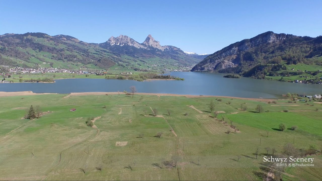 4K Lauerzersee, Schwyz SWITZERLAND 湖