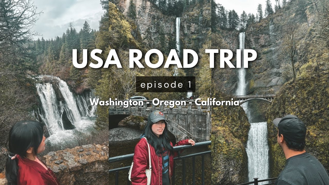 Hành trình XUYÊN BANG Ở MỸ (Tập 1) | Lái xe 16 tiếng từ WASHINGTON đến OREGON và CALIFORNIA 🇺🇸