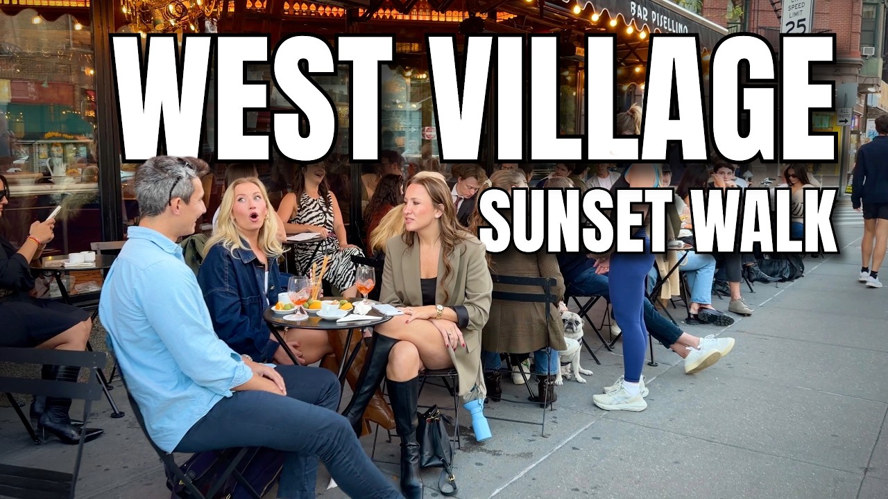 NEW YORK CITY Walking Tour [4K] - There's always something going on in WEST VILLAGE