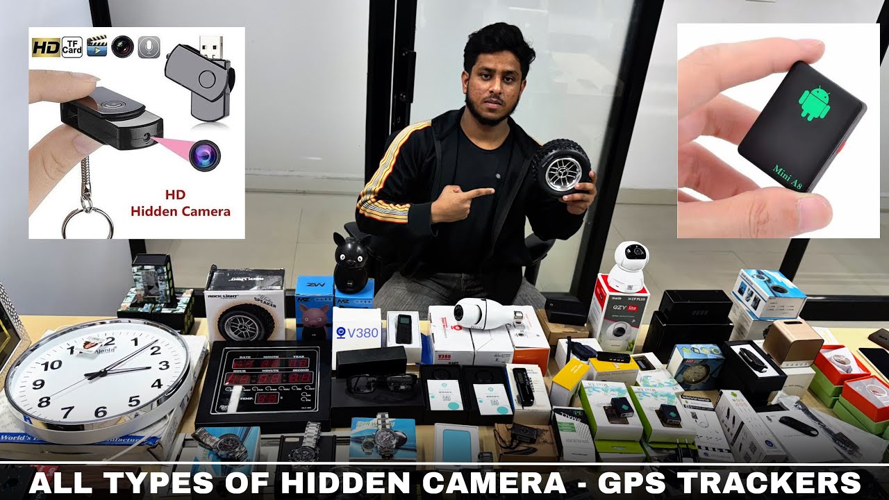 All types unique hidden camera | Gps Tracker | Voice Recorder 