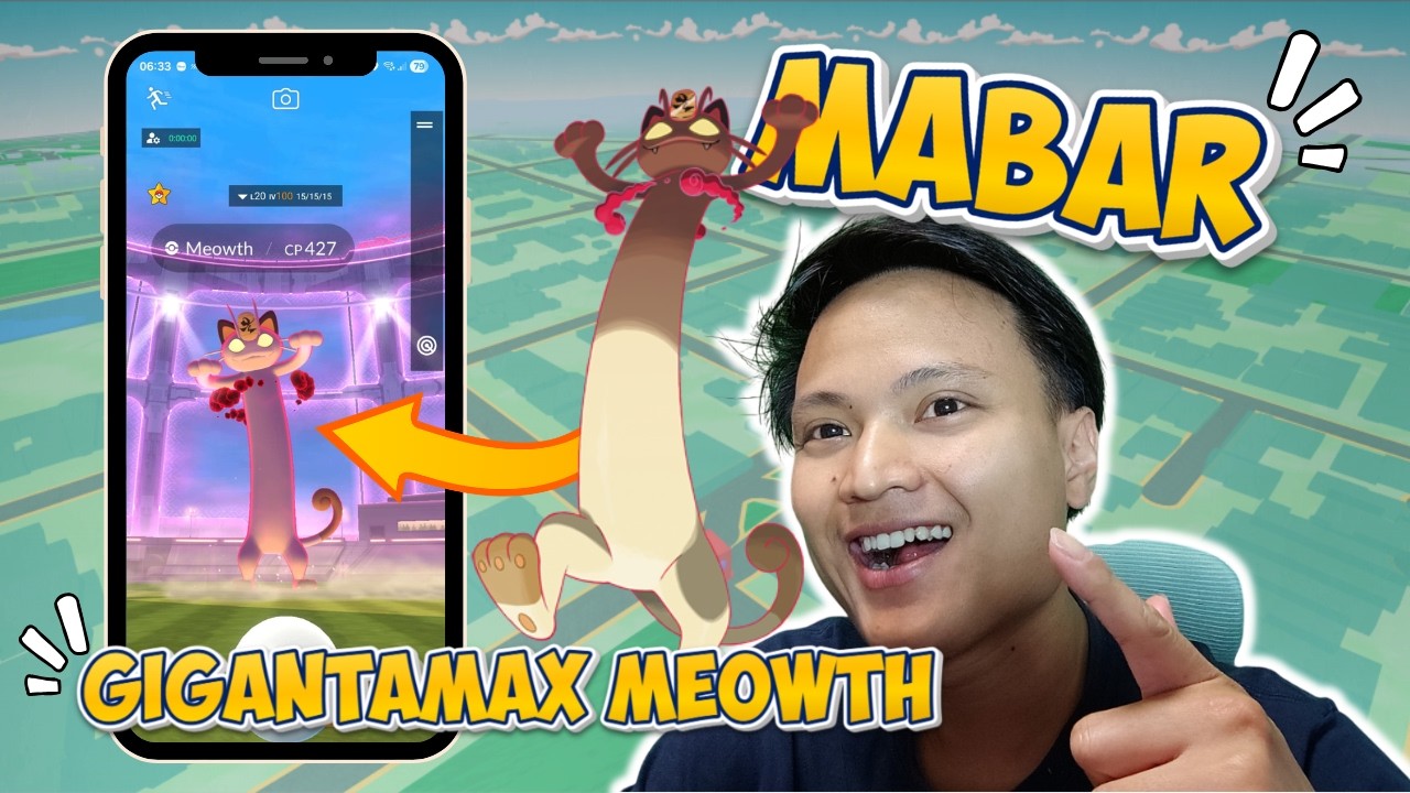 [Pokemon GO] KUCING PANJANG !! Mabar Gigantamax Meowth #live
