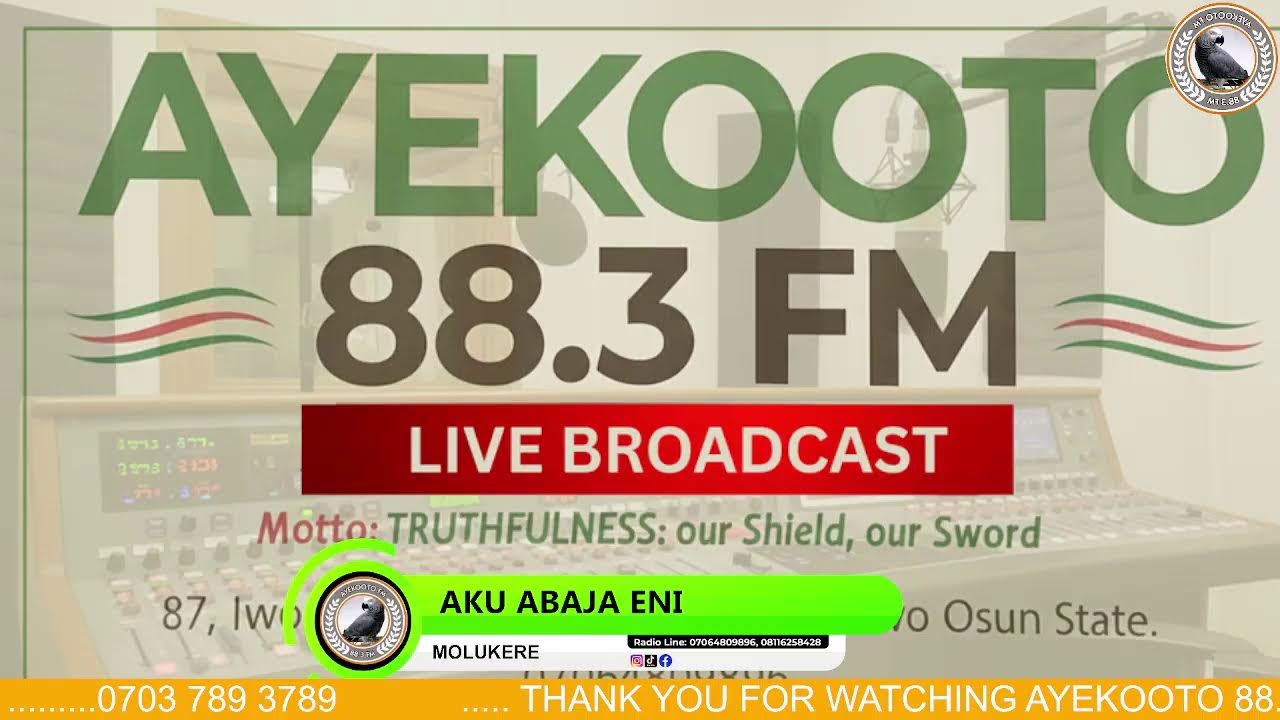 Ayekooto 88.3fm Live Stream