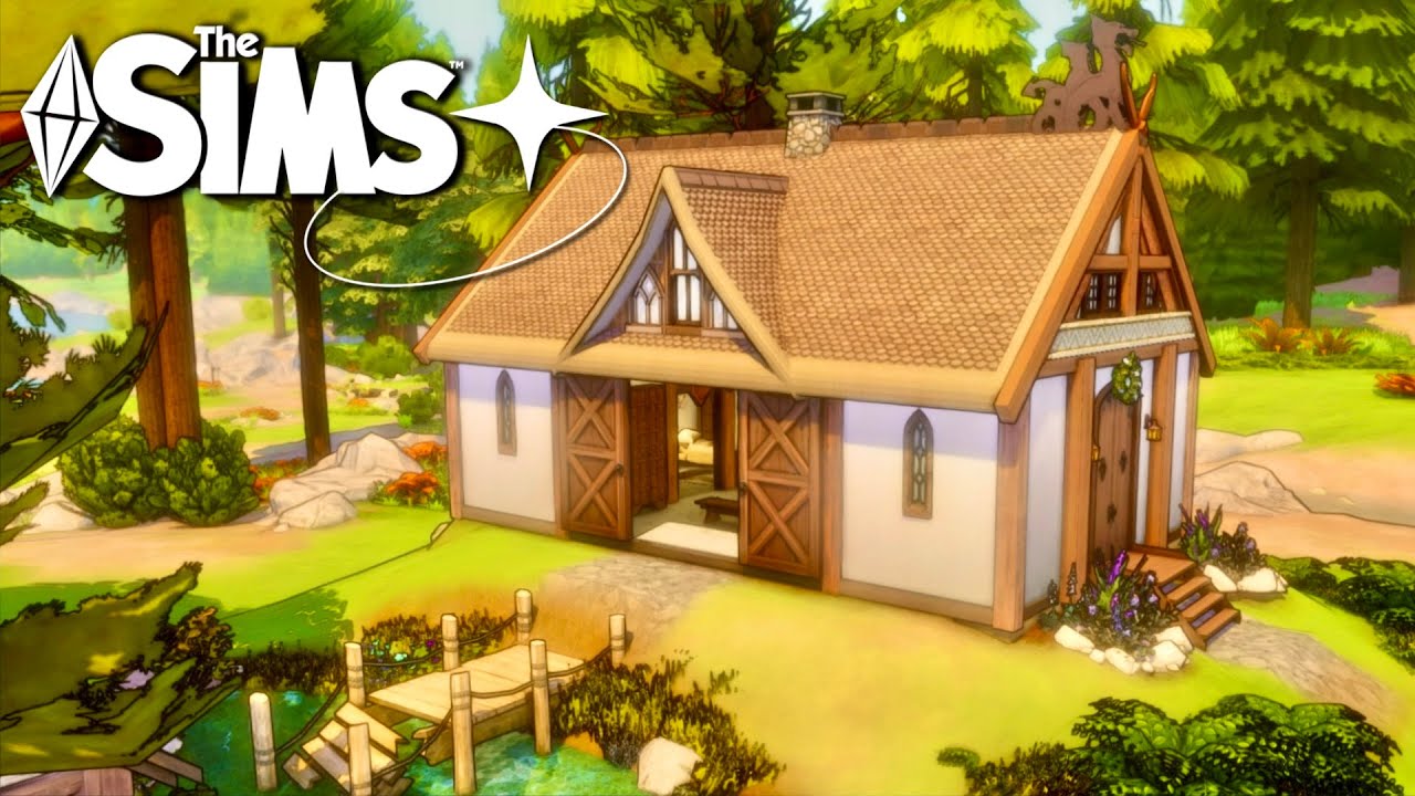 Skyrim Alchemist's Shack ✦ Sims 4 Stop Motion Build